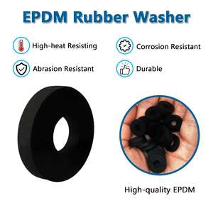 ゴムシールガスケット洗濯機テーパーゴムガスケット高品質カスタムシリコンEPDMネオプレンラウンドフラット - Product Image 6