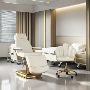 Cama Eléctrica de Lujo para Salón de Belleza, Spa de Pestañas, Tratamiento de Pestañas, Mesa de Masaje Facial, Suministro de Fábrica, para Esteticistas, Sala de Estar, Gimnasio - Product Image 1
