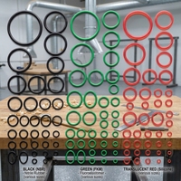 Maßgefertigte O-Ringe aus NBR, FKM, Silikon, EPDM Gummi-Dichtungsringe Hochtemperatur- und Ölbeständig OEM-Größen