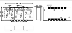 Customizable <strong>Color</strong> 0.28 Inches 3 Digits White 7 Segment SMD Digital Tube From China Supplier Seven Segment <strong>LED</strong> Digital <strong>Display</strong> - Product Image 5