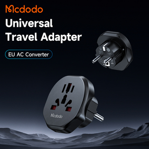Mcdodo 455 Convertidor <span class=keywords><strong>de</strong></span> CA <span class=keywords><strong>de</strong></span> <span class=keywords><strong>2500W</strong></span> 100-250V 10A 8 orificios (EE. UU., UE, AU, Reino Unido, CNX2) Cargadores y Adaptadores Adaptador <span class=keywords><strong>de</strong></span> Viaje Universal para la UE - Product Image 2