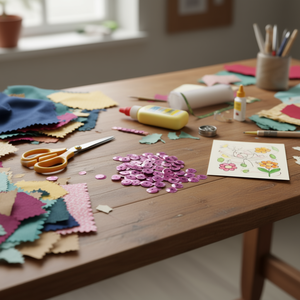 Paillettes Ilan 6mm Rosa 15g Per Artigianato e Decorazione - Product Image 2