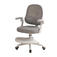 Chaise de correction de posture intelligente pour enfants avec pédale ergonomique pour l'étude et l'écriture, chaise pour enfants avec dossier réglable