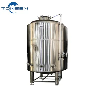 Stainless Tanks 2000 Litre Sanitary Stainless Steel Bright Beer Serving Tank Stainless Steel Storage Tank