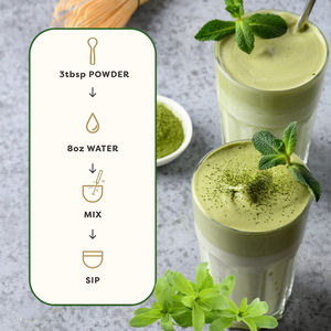 פרטי תווית מאצ 'ה חלב אבקה מתוק תה תה צמחים תה תה תה מאצ' ה - Product Image 5