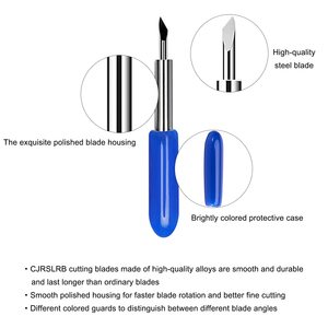 Lames de Rechange pour <span class=keywords><strong>Cricut</strong></span> Air 2/Maker 3. Lame Standard à Pointe Fine de 45 Degrés pour la Plupart des Découpes de Vinyle et Tissus - Product Image 6