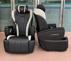 การแปลงเบาะนั่งสุดหรูสำหรับ <span class=keywords><strong>Toyota</strong></span> <span class=keywords><strong>Alphard</strong></span> และรถ MPV <span class=keywords><strong>คล้าย</strong></span>ๆ นี้ - เบาะหนังพรีเมียมพร้อมระบบทำความร้อน/ระบายอากาศ และระบบปรับไฟฟ้า - Product Image 1