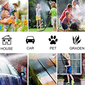 Pistolet d'arrosage de jardin 2025 modèles 9 voies modèles réglables buse tuyau pistolet à eau de pulvérisation - Product Image 6
