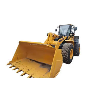 Cargador de ruedas de carga nominal japonés KOMATSU WA380 usado de 5 toneladas, cargador de tractor delantero de segunda mano con componentes de motor central - Product Image 1