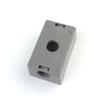Manufacturer US type Metal waterproof single Gang 1/2'' opening junction box electrical Waterproof Electrical Outlet Box install