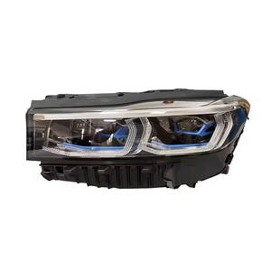 SJC Auto Parts montaje de faros delanteros para <span class=keywords><strong>BMW</strong></span> 7 series G11 G12 <span class=keywords><strong>M7</strong></span> 2016-2018 faros delanteros láser gran oferta lámpara de circulación diurna antiniebla - Product Image 2