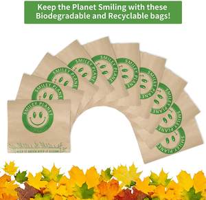 Bolsas de Papel Kraft Biodegradables <span class=keywords><strong>para</strong></span> Jardín, Bolsas <span class=keywords><strong>para</strong></span> Residuos de Jardín, Hojas, Recortes de Césped - Product Image 5