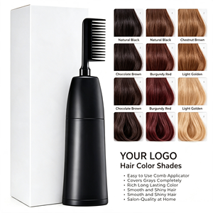Crème colorante capillaire permanente à l'extrait d'herbes et à l'essence naturelle, avec peigne applicateur facile, prix usine, qualité professionnelle - Product Image 1