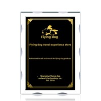 Medallas de Cristal de Cuarzo Transparente, Trofeos Creativos con Lámina Dorada en Relieve, Placas de Autorización Personalizadas de Alta Gama, Certificados
