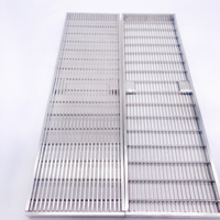 Grille de drainage en fil cannelé pour piscine, structure en acier, grille de sol pour caniveau de drainage