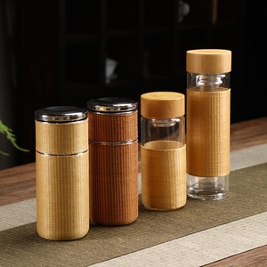 Gobelet isolé tissé en acier inoxydable de style chinois de grande capacité bouteille d'eau chaude portable de <span class=keywords><strong>voyage</strong></span> en plein air <span class=keywords><strong>pour</strong></span> cadeaux - Product Image 4
