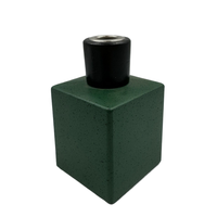 Diffuseurs de roseau de bouteille en verre d'impression de marbre vert classique diffuseur décoratif à la maison en gros