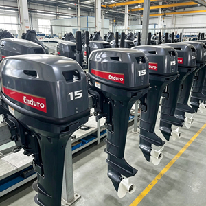 새로운 EU 2행정 15/20HP 롱&숏 샤프트 선외 가솔린 보트 엔진 배송 준비 완료 - Product Image 1