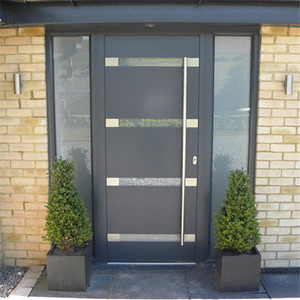DAIYA Fancy Plywood Oak <strong>Veneer</strong> Interior Flush Wood Solid Wooden <strong>Door</strong> with Groove - Product Image 2