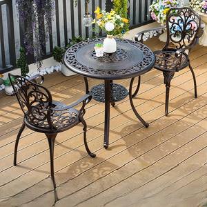 โต๊ะกาแฟกลางแจ้งทันสมัย อลูมิเนียมหล่อขึ้นรูป สำหรับระเบียง ลานบ้าน สวน หลังคาเปิด เฉลียง โฮมสเตย์ <span class=keywords><strong>เก้าอี้</strong></span>กันน้ำ - Product Image 3