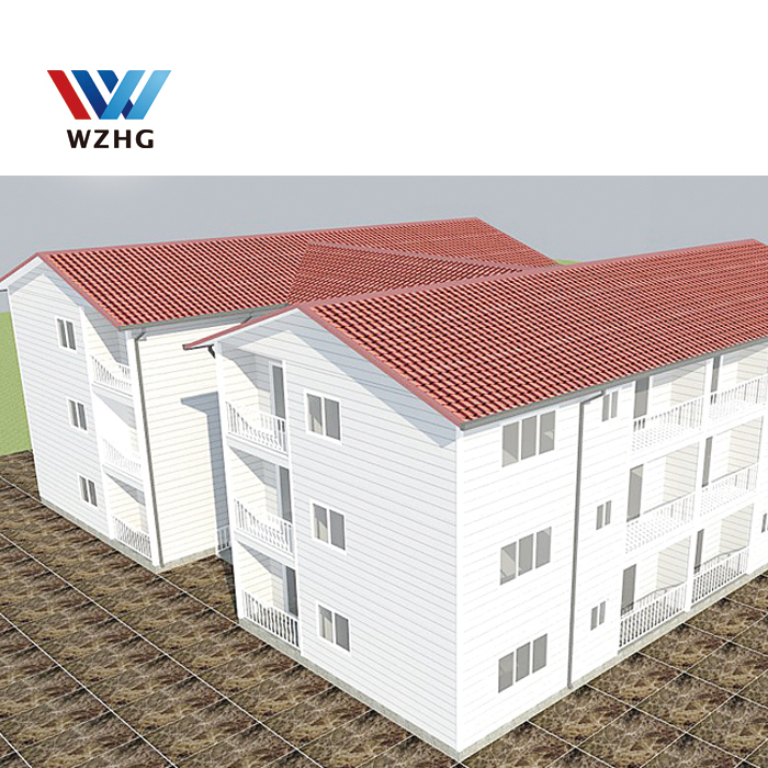2019 nuevo tipo de fuego marco de protección caja de luz de estructura de acero integrado de la vivienda