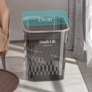 Household High Quality Transparent Thickened Office <strong>Trash</strong> Can Kitchen Living Room Toilet <strong>Trash</strong> Can - Product Image 3