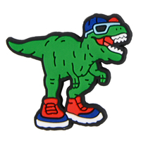Breloques de chaussures en PVC 2027 en gros, décorations mignonnes en forme d'animaux de dessin animé pour sabots, sandales, bracelets et loisirs créatifs
