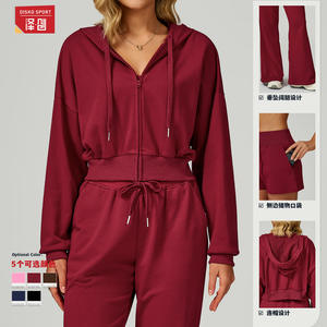 Zechuang Chándal con Capucha para Mujer, Manga Larga, Transpirable, Ajuste Holgado, Ropa Deportiva Casual para Correr al Aire Libre 2030 - Product Image 4