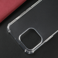 Coque de téléphone portable antichoc pour iPhone 18 17 Pro Max 13 14 Plus 15 16 16e 17 17e, coque transparente en TPU protectrice