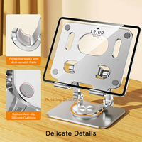 Support de tablette en Aluminium de bureau pour 11 12.9 pouces, qualité garantie, prix correct, support pliable réglable, accessoires de tablette