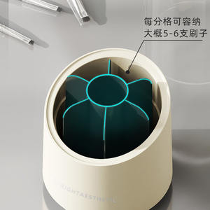 Organizador de Brochas de Maquillaje Giratorio U Rightaesthetic con Cajones, Caja de Almacenamiento de Cosméticos de Escritorio, Material PP, Hecho en China - Product Image 2