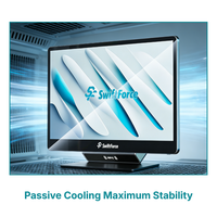 Sistema de Pantalla Táctil Industrial de 15.6 Pulgadas para Cocina, Pantalla de Pedidos para Restaurantes KDS, Monitor POS con Windows, Resistente al Agua IP54