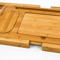Vente chaude Personnalisation WDF Bambou Bois Pliant Bambou Plateau De Bain Caddy Plateau De Baignoire Table Baignoire Caddy Plateau Pour Douche