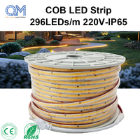 LED Işıklar 220V Sıcak Beyaz LED Şerit Işıklar Su Geçirmez 2835 288led/m LED Neon Halat Işıklar Yatak Odası için Neon LED Şerit