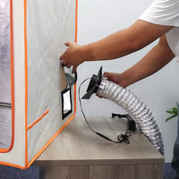 Kit de Ventilación Ajustable con Potente Ventilador de Extracción y Kit de Tubo de Extracción con Brida para Ducto para Caja de Impresora 3D