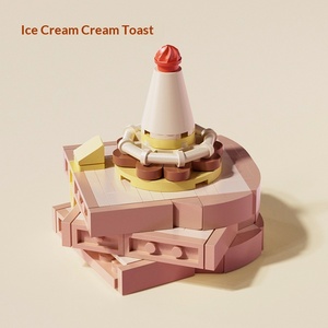 Compatible con bloques de plástico ABS, plantas suculentas de múltiples formas, ramos de rosas, flores eternas, ensamblaje de plantas - Product Image 6