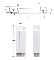 Nouveau Kit de Capteur Magnétique à Contact Filaire RC-31 NC pour Alarme de Porte/Fenêtre – Sécurité Domestique