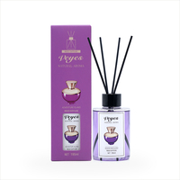 Diffuseur de parfum floral sans flamme, diffuseur d'arômes aux fruits avec bâtonnets, huile essentielle pour chambre et salon