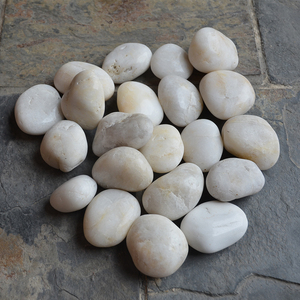 HS-PE06 blanco guijarro barato/<span class=keywords><strong>grava</strong></span> de color/blanco guijarro para jardín de los precios de los - Product Image 1