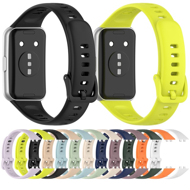 New Style Soft Silicone Watch Strap for Huawei Band 11/11 NFC/11 Pro/11 Pro NFC Smartwatch Band