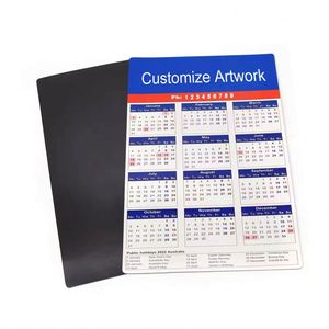 Imán de nevera de papel con calendario real, tarjeta de presentación magnética impresa y folleto promocional DIY para decoración de neveras - Product Image 3