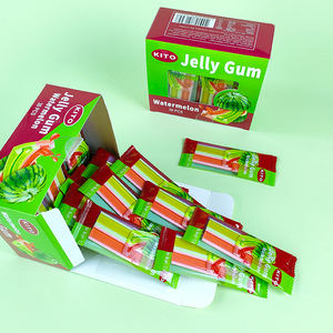 Manufacturer OEM Service Available Bulk Wholesale Watermelon Bubble <strong>Gum</strong> Flavored Jelly <strong>Chewing</strong> <strong>Gum</strong> With Box Packaging - Product Image 3