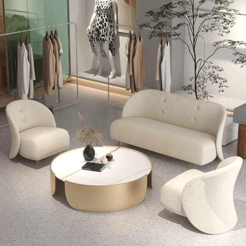 Sofá de media luna de 2 plazas