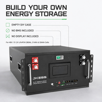 Boîtier de batterie de stockage d'énergie domestique DIY vide 48V 15kWh pour cellules prismatiques LiFePO4 16S 280Ah 302Ah 314Ah, boîte de montage sur rack métallique