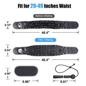 사용자 정의 로고 브랜드 허리 지원 허리 통증 완화 요추 견인 버팀대 공기 감압 등 벨트 - Product Image 4