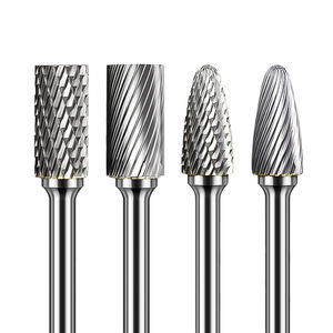 Fraise rotative en carbure fraise en acier au tungstène tête de meulage électrique fichier pneumatique vent meulage stylo noir forets - Product Image 1