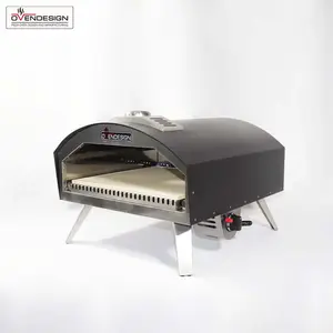 Aardgas En Propaan Pizza Oven Gas Pizza Bakken Oven Met Steen