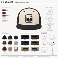 Casquette Snapback Dobby Street Style en Twill de Coton, Broderie Personnalisée, Unisexe, Réglable, Commande en Gros