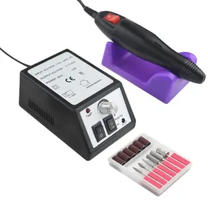 Perceuse à ongles électrique professionnelle ensemble pédicure outil de polissage Gel enlèvement des cuticules tour fichier manucure <span class=keywords><strong>ponceuse</strong></span> à ongles prise américaine - Product Image 2