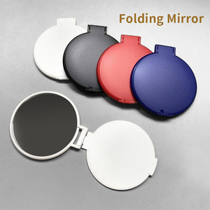 Giá Rẻ Nhựa Khuyến Mại Gấp Gương Biểu Tượng Tùy Chỉnh Trang Điểm Morrors Duy Nhất Hai Mặt Túi Gương - Product Image 2